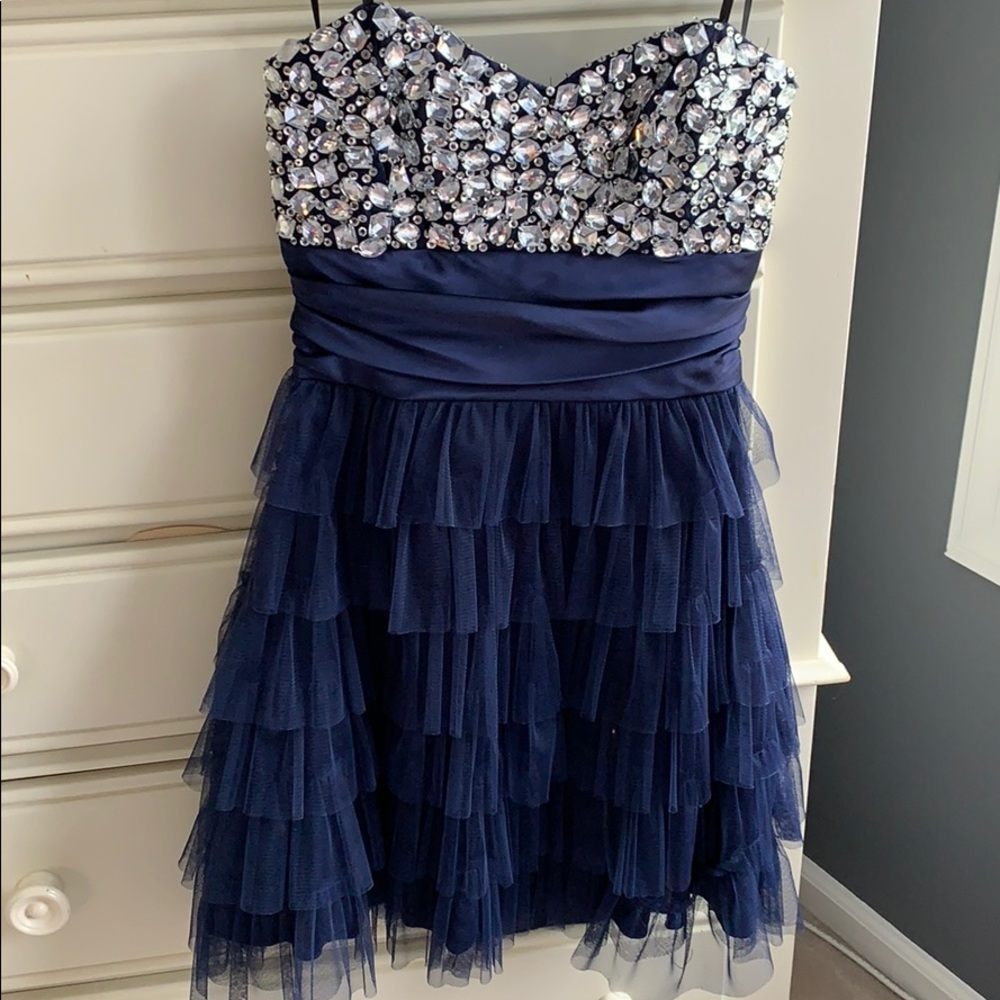 Navy blue dress